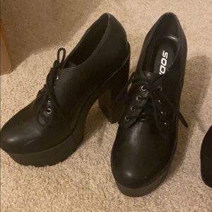 6 inch platform bootie